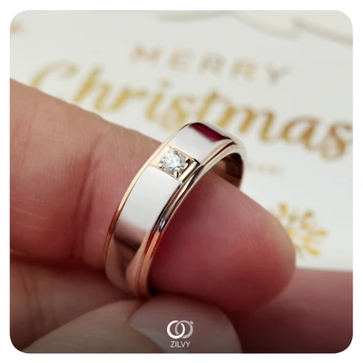 แหวนเพชรผู้ชาย Archer Bezel