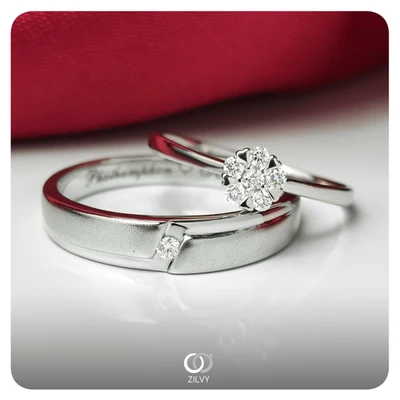 แหวนเพชรผู้ชาย Blake Band