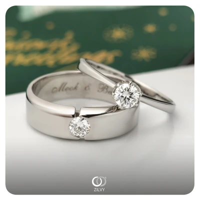 แหวนเพชรผู้ชาย Cole Tension