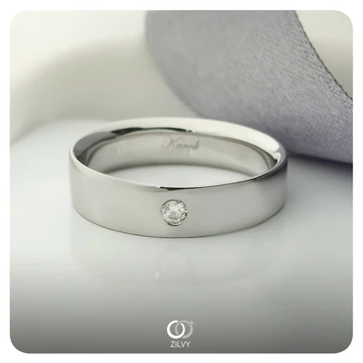 แหวนเพชรผู้ชาย Conrad Band