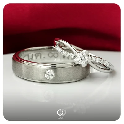 แหวนเพชรผู้ชาย Griffin Band