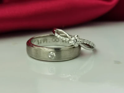 แหวนเพชรผู้ชาย Griffin Band