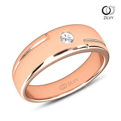 แหวนเพชรผู้ชาย Hawk Band