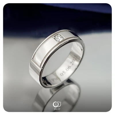 แหวนเพชรผู้ชาย Heath Band