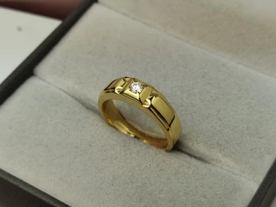 แหวนเพชรผู้ชาย Jasper Bezel