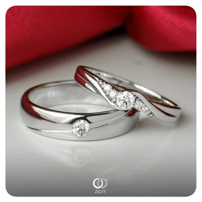 แหวนเพชรผู้ชาย Summit Solitaire