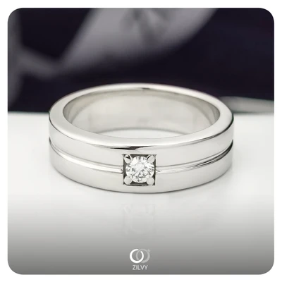 แหวนเพชรผู้ชาย Hadley Channel