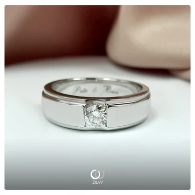 แหวนเพชรผู้ชาย Jett Bezel