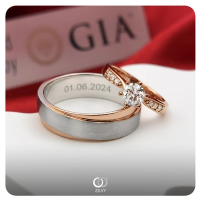 แหวนเพชรผู้ชาย Drake Twist