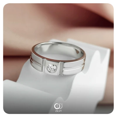 แหวนเพชรผู้ชาย Thane Band