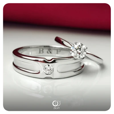 แหวนเพชรผู้ชาย Vance Bezel