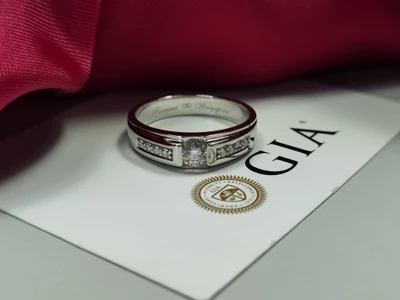 แหวนเพชรผู้ชาย Vance Signet