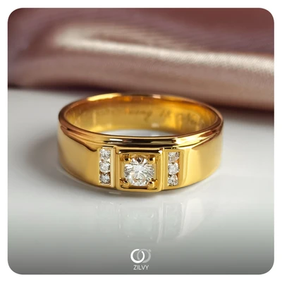 แหวนเพชรผู้ชาย Keane Signet