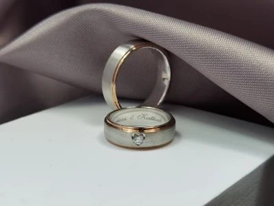 แหวนเพชรผู้ชาย Lawson Band