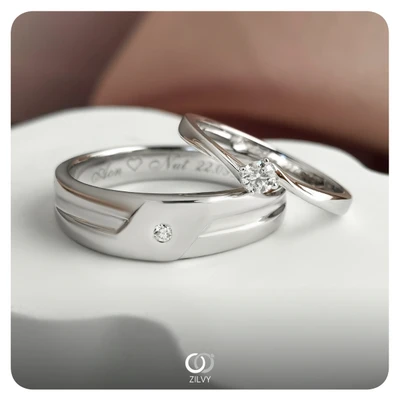 แหวนเพชรผู้ชาย Blake Bezel