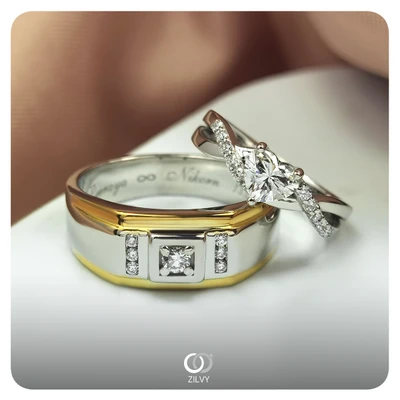 แหวนเพชรผู้ชาย Caspian Signet