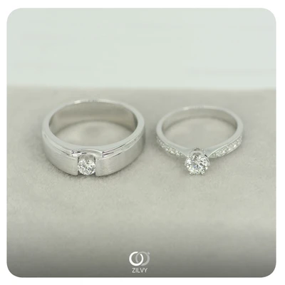 แหวนเพชรผู้ชาย Lawson Bezel