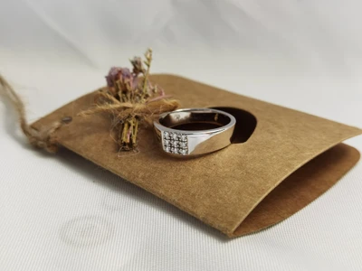 แหวนเพชรผู้ชาย Landon Signet