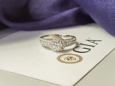 แหวนเพชรผู้ชาย Prescott Signet