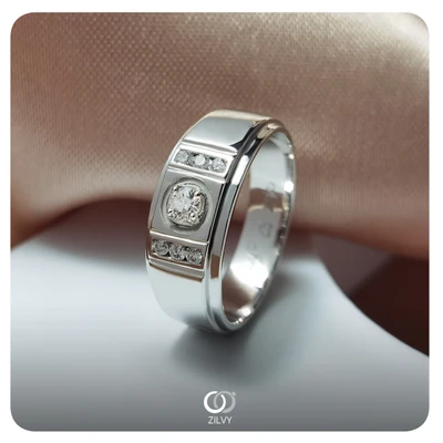 แหวนเพชรผู้ชาย Everett Line