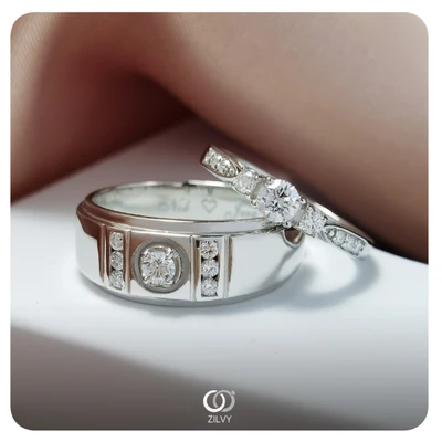 แหวนเพชรผู้ชาย Everett Line