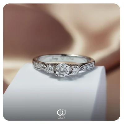 แหวนเพชรผู้ชาย Everett Line