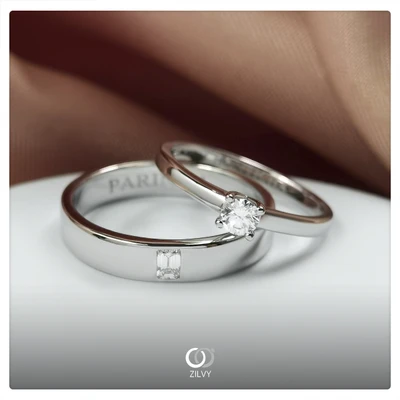 แหวนเพชรผู้ชาย Hadley Line