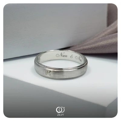 แหวนเพชรผู้ชาย Blake Line