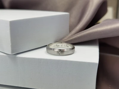 แหวนเพชรผู้ชาย Blake Line