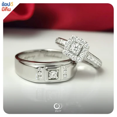 แหวนเพชรผู้ชาย Rowan Signet