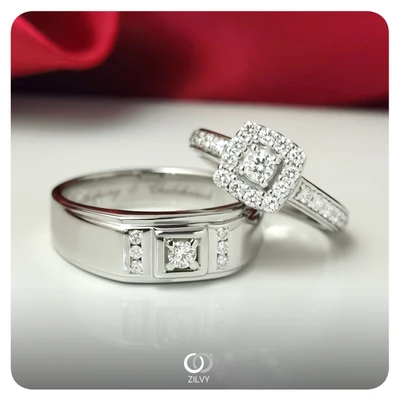 แหวนเพชรผู้ชาย Rowan Signet