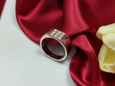 แหวนเพชรผู้ชาย Drake Cluster