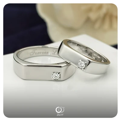 แหวนเพชรผู้ชาย Titan Signet