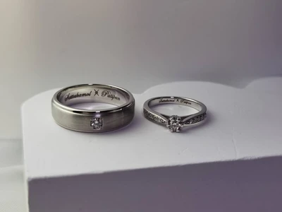 แหวนเพชรผู้ชาย Saxon Horizon