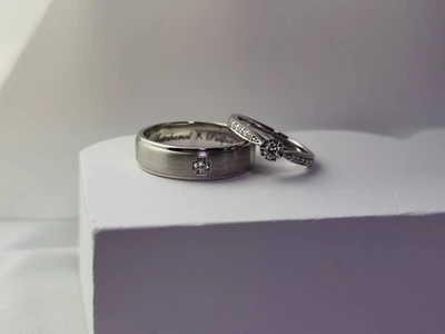 แหวนเพชรผู้ชาย Saxon Horizon