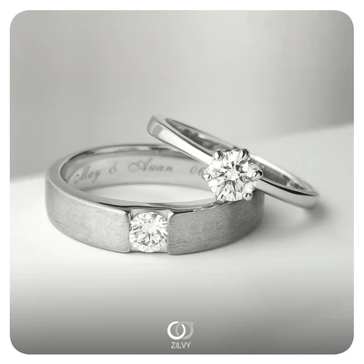 แหวนเพชรผู้ชาย Titan Horizon