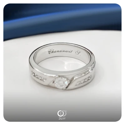 แหวนเพชรผู้ชาย Brooks Horizon