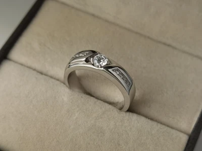 แหวนเพชรผู้ชาย Brooks Horizon