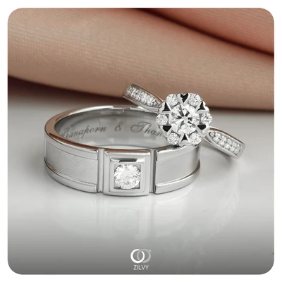 แหวนเพชร Celestine Aura