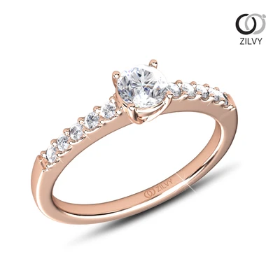 แหวนเพชร Gemma Flanked