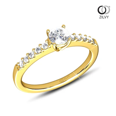 แหวนเพชร Gemma Flanked