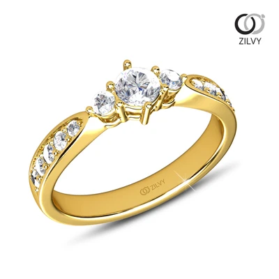 แหวนเพชร Haven Flanked