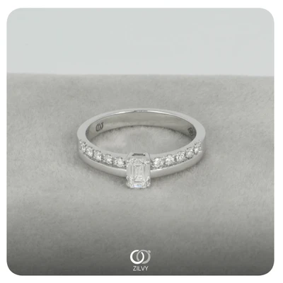 แหวนเพชร Olympe Flanked