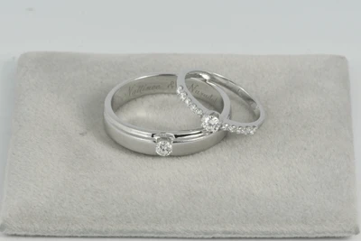 แหวนเพชร Adora Flanked