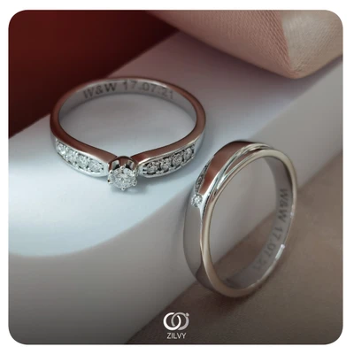 แหวนเพชร Isadora Flanked