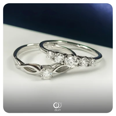 แหวนเพชร Jade Flanked