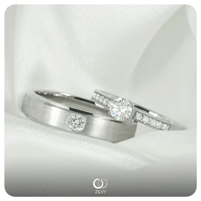 แหวนเพชร Nadine Pavé