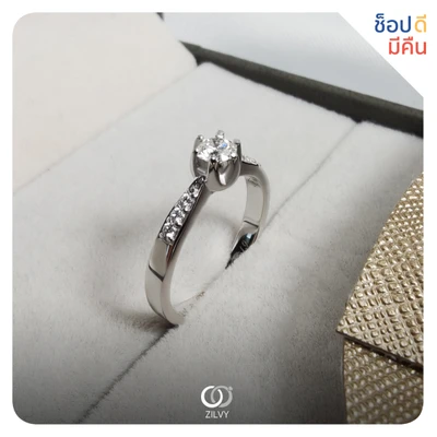 แหวนเพชร Josette Flanked