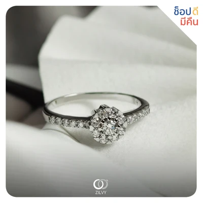 แหวนเพชร Magnolia Cluster