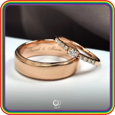 แหวนเพชร Elise Pavé